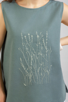 Блуза Mirolia 1297 олива - фото 3