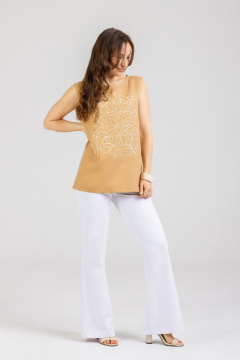 Блуза Mirolia 1299 горчица - фото 3