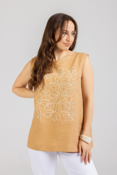 Блуза Mirolia 1299 горчица - фото 1