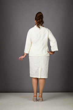 Жакет, юбка Rosheli 1181/Б молочный - фото 5