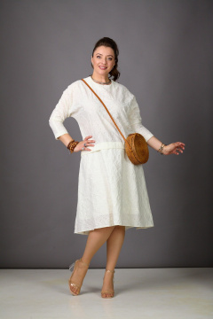 Платье Rosheli 1182 молочный - фото 1