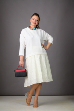 Платье Rosheli 1182/2 молочный - фото 1