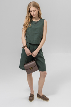 Блуза Romgil РТ0147-ЛЕ4 темно-зеленый - фото 3