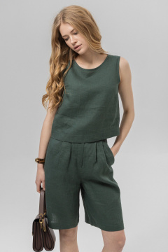 Блуза Romgil РТ0147-ЛЕ4 темно-зеленый - фото 1