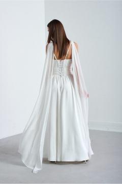 Платье Lady Line 4126 молочный - фото 5