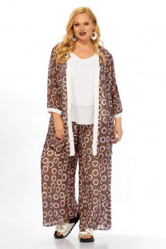 Блуза, брюки, кардиган Belinga 2337 кольца - фото 1