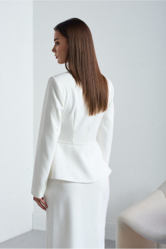 Жакет, юбка Lady Line 5126 молочный - фото 5