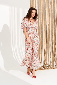 Платье ELLETTO 11132 мультиколор - фото 5