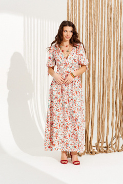 Платье ELLETTO 11132 мультиколор - фото 1