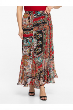 Юбка Avila 1015 бордовый - фото 4