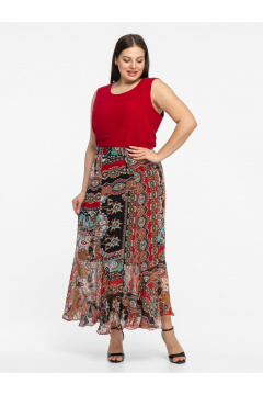 Юбка Avila 1015 бордовый - фото 2