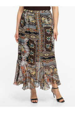 Юбка Avila 1015 коричневый - фото 4