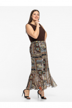 Юбка Avila 1015 коричневый - фото 2