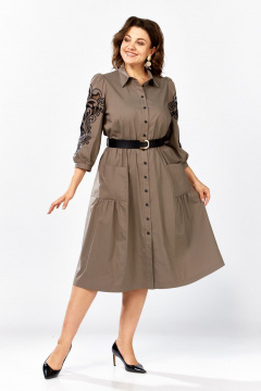 Платье Rishelie 996.5 капучино - фото 2