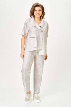 Блуза, брюки Vilena 1153 молочный - фото 2