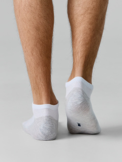 Носки Mark Formelle 104A-3091/253104A белый_св.серый_меланж_3_рис.3091 - фото 2