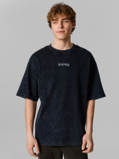 Футболка Mark Formelle 111883/25-ОБР5436П-0 ACID_WASH_черное_олово_печать1_009.2_Эйсид_1_сл_н - фото 2