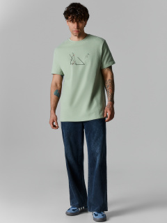 Футболка Mark Formelle 111958/25-5635П-0-2 канарский_зеленый_печать_693_W_вышивка - фото 1