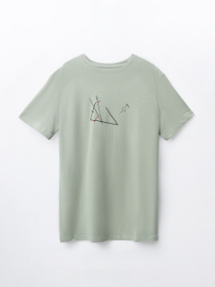 Футболка Mark Formelle 111958/25-5635П-0-2 канарский_зеленый_печать_693_W_вышивка - фото 2