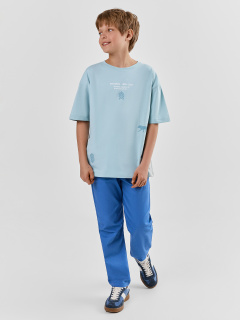 Футболка Mark Formelle 113384/25-41453П-0 св.шалфей_печать_1_сл_на_пол_1сл_на_спинке_ТП - фото 1