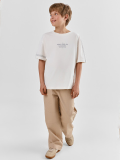 Футболка Mark Formelle 113384/25-42286ПП-0 св.молочный_печать4_1_сл_на_пол_1сл_на_пол_1сл_на_ - фото 1