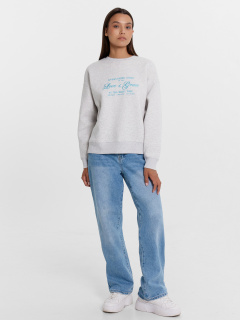 Свитшот Mark Formelle 122813/1/25-42149Ц-7П-2 серый_меланж_4306_А_437_D_вышивка - фото 3