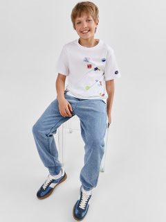 Брюки Mark Formelle 183372/25-ОБР40070Ц-7 шторм_acid_wash_009.2_Эйсид - фото 1