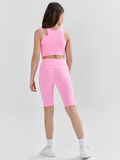 Велосипедки, топ Mark Formelle 397748/25-40443П-5 розовый_печать_2_сл_на_пол_2_сл_на_ЛВ_дет_шорт - фото 2