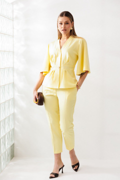 Брюки, жакет Mubliz 324 желтый - фото 1