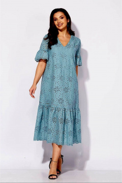 Платье TAiER 1356 изумруд - фото 2