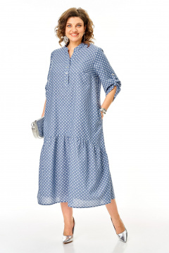 Платье Lady Secret 26321 голубой - фото 5