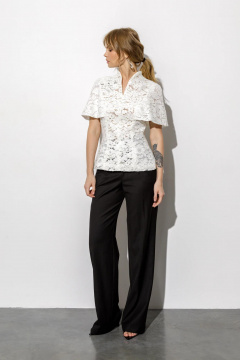 Блуза PiRS 6742 белый - фото 3