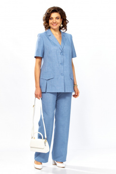 Брюки, жакет Azzara 10056 синий - фото 1