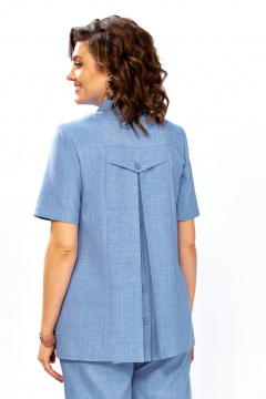 Брюки, жакет Azzara 10056 синий - фото 3