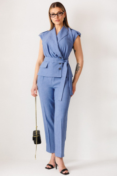 Брюки, жилет Мода Юрс 26-2975 джинс - фото 3