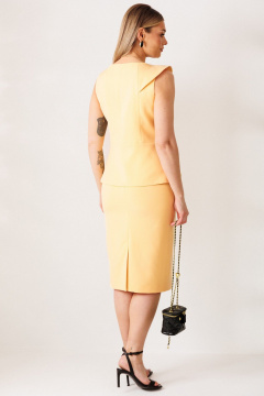 Жакет, юбка Мода Юрс 26-2977 абрикос - фото 5