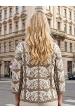 Жакет Belange 3417 кофе - фото 2