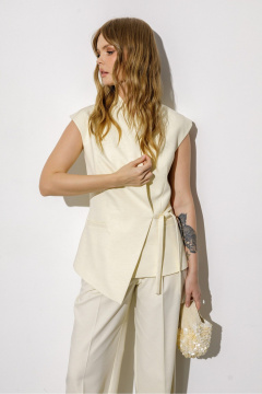 Брюки PiRS 6689 сливочный - фото 4