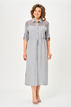 Платье Svetlana-Style 2341 серый - фото 2