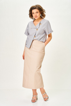 Жакет, юбка Michel chic 1422 латте - фото 2
