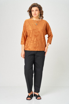 Джемпер Bliss 9406 оранжевый - фото 5