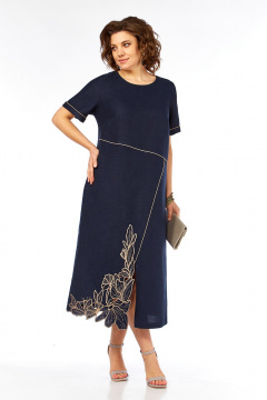 Платье Jurimex 3469 темно-синий - фото 2