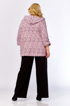 Жакет СиБон 0364 молоко-розовый - фото 3