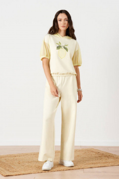 Джемпер Nelva 23231 сливочный - фото 2