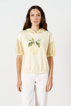 Джемпер Nelva 23231 сливочный - фото 1