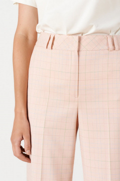 Брюки Nelva 31139 персиковая_клетка - фото 4