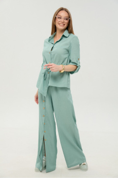 Брюки, жакет NikVa 981-3 мята - фото 3