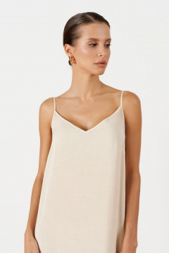 Платье Nelva 51670 светло-бежевый - фото 2