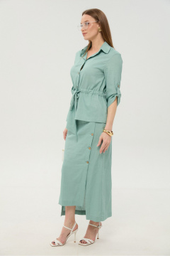 Жакет, юбка NikVa 980-3 мята - фото 3