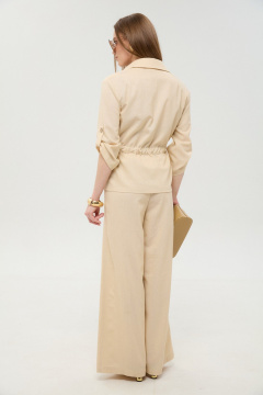 Брюки, жакет NikVa 981-4 песок - фото 4